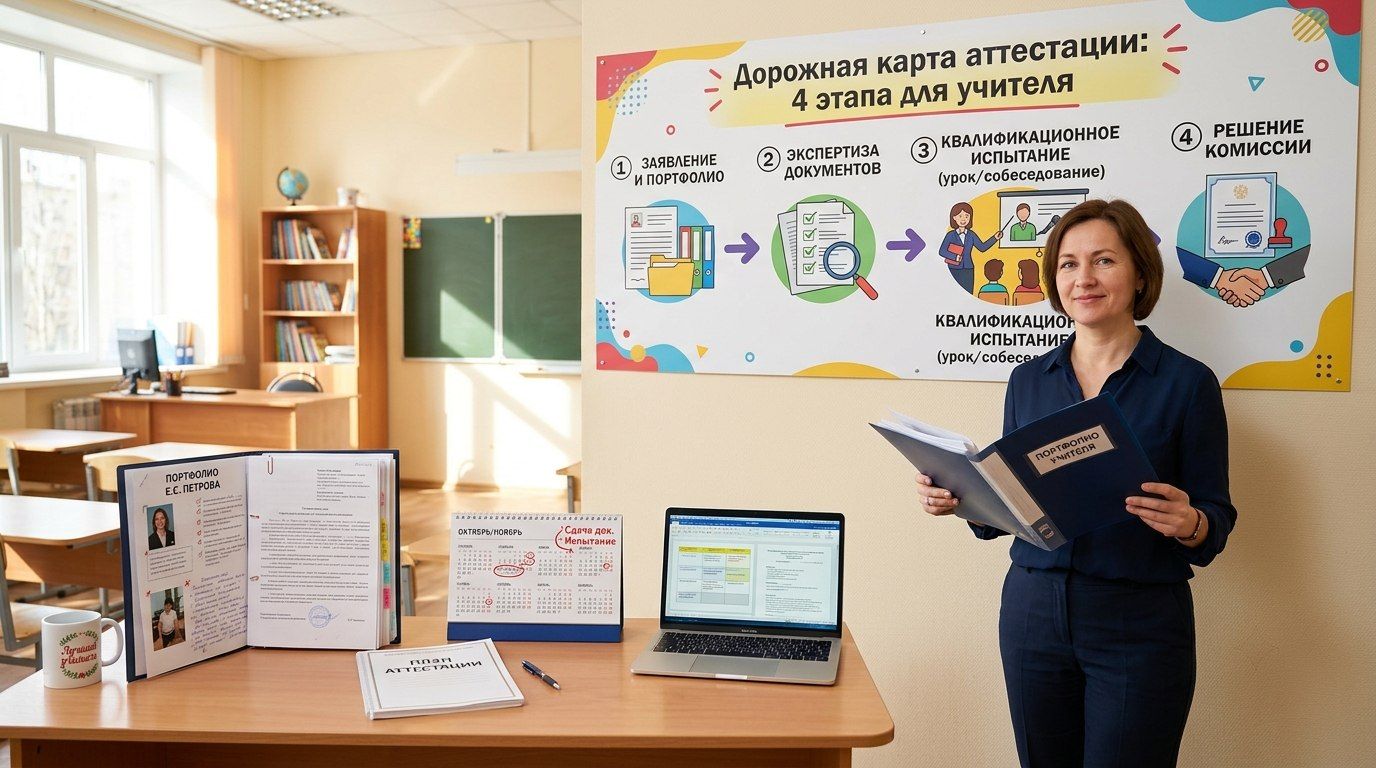Основные этапы прохождения аттестации учителей: пошаговая инструкция