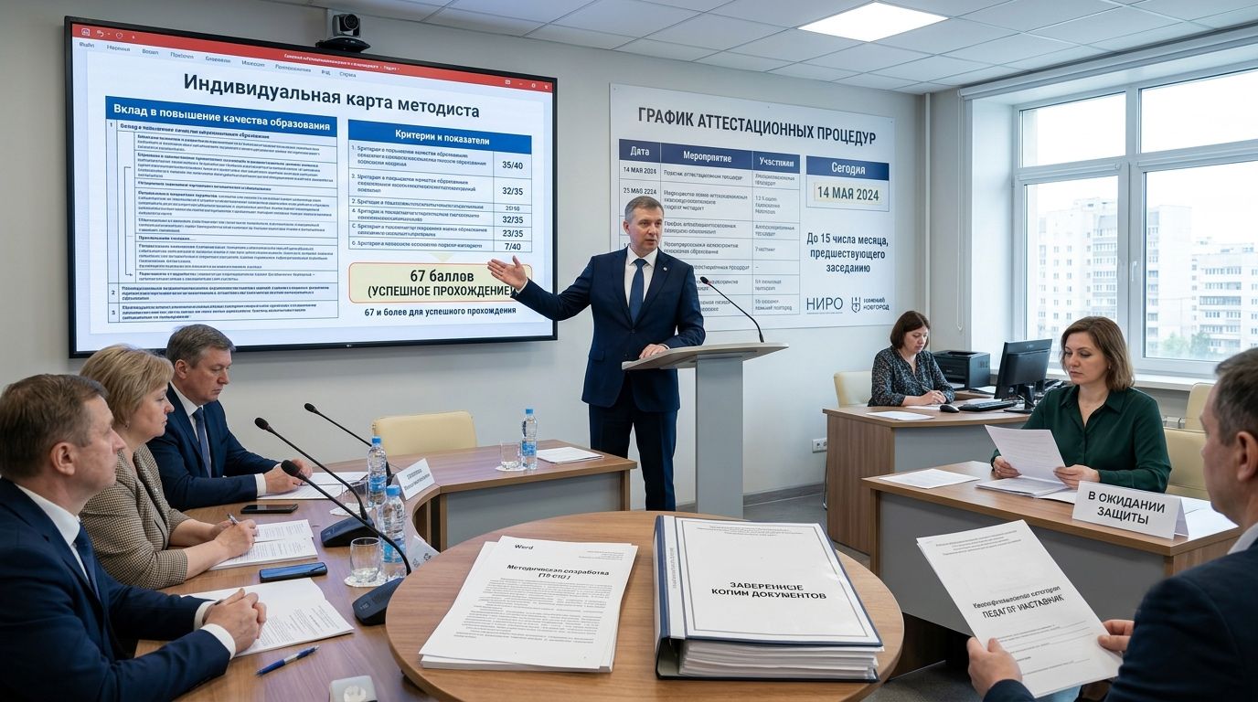 Аттестация на категории «педагог-методист» и «педагог-наставник» в Нижегородской области